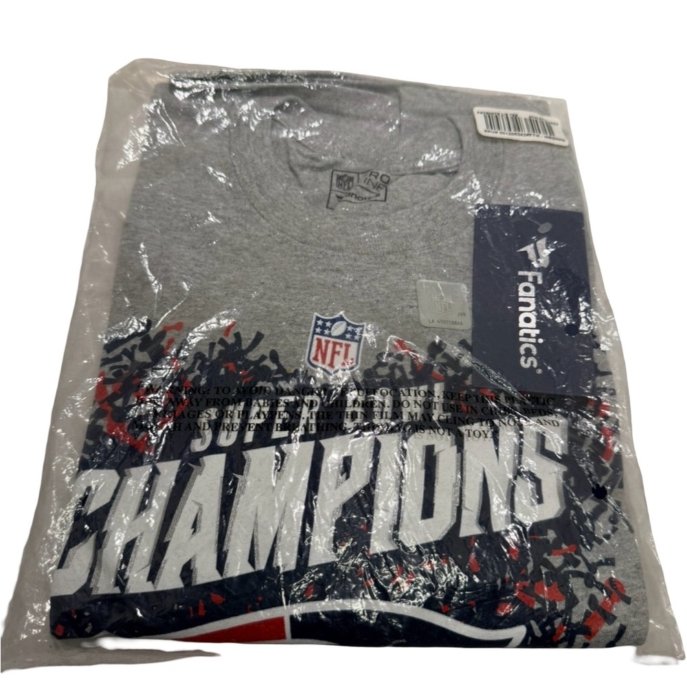 NFL New England Patriots Athletic Grey Tee